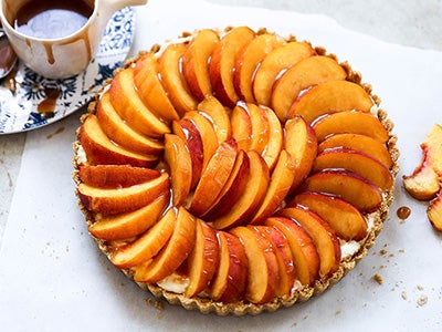 No-Bake Peach Tart Recipe